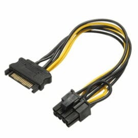 כבל מתח לכרטיס מסך SATA to 8pin