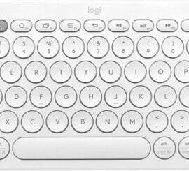 מקלדת עברית אנגלית Logitech K380 BT White