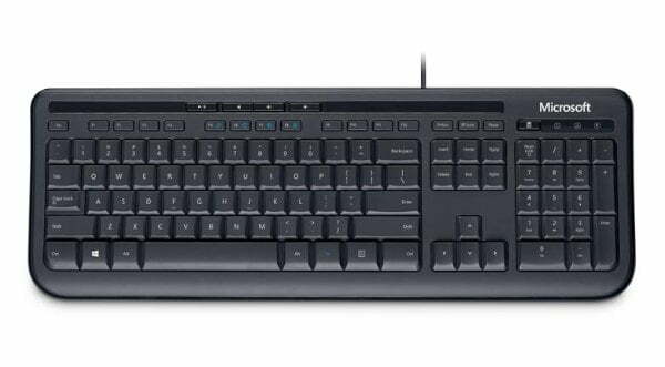 מקלדת Microsoft Wired Keyboard 600