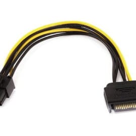 כבל מתח לכרטיס מסך SATA to 6pin