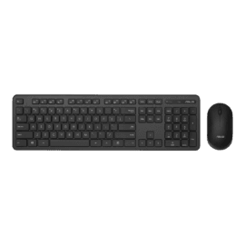 סט מקלדת ועכבר אלחוטיים Asus CW100 - עברית / אנגלית - צבע שחור